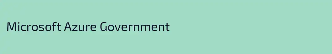 Microsoft Azure Government
